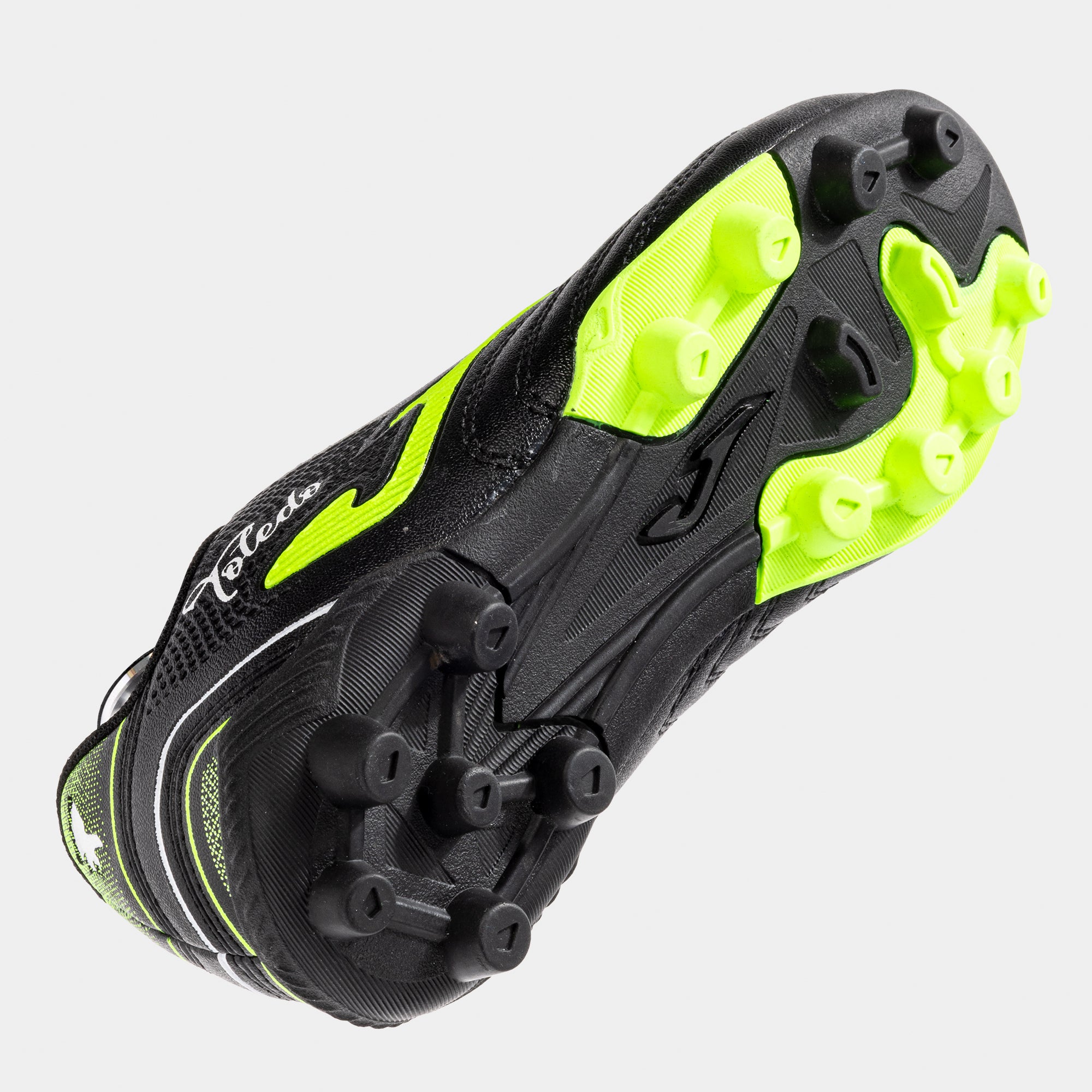 Ghete Fotbal Toledo Copii Romania Negru/Verde Neon