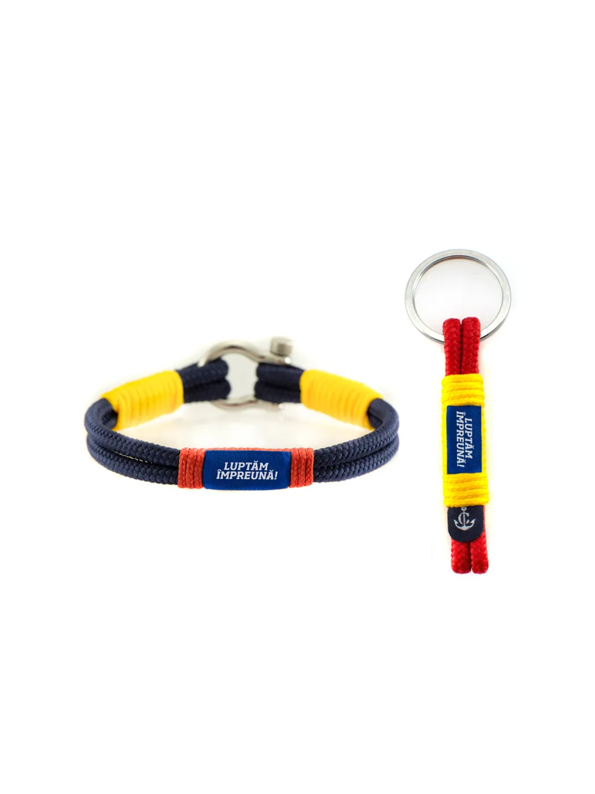 Set Bratara Nautica + Breloc Romania CNCFRF #08