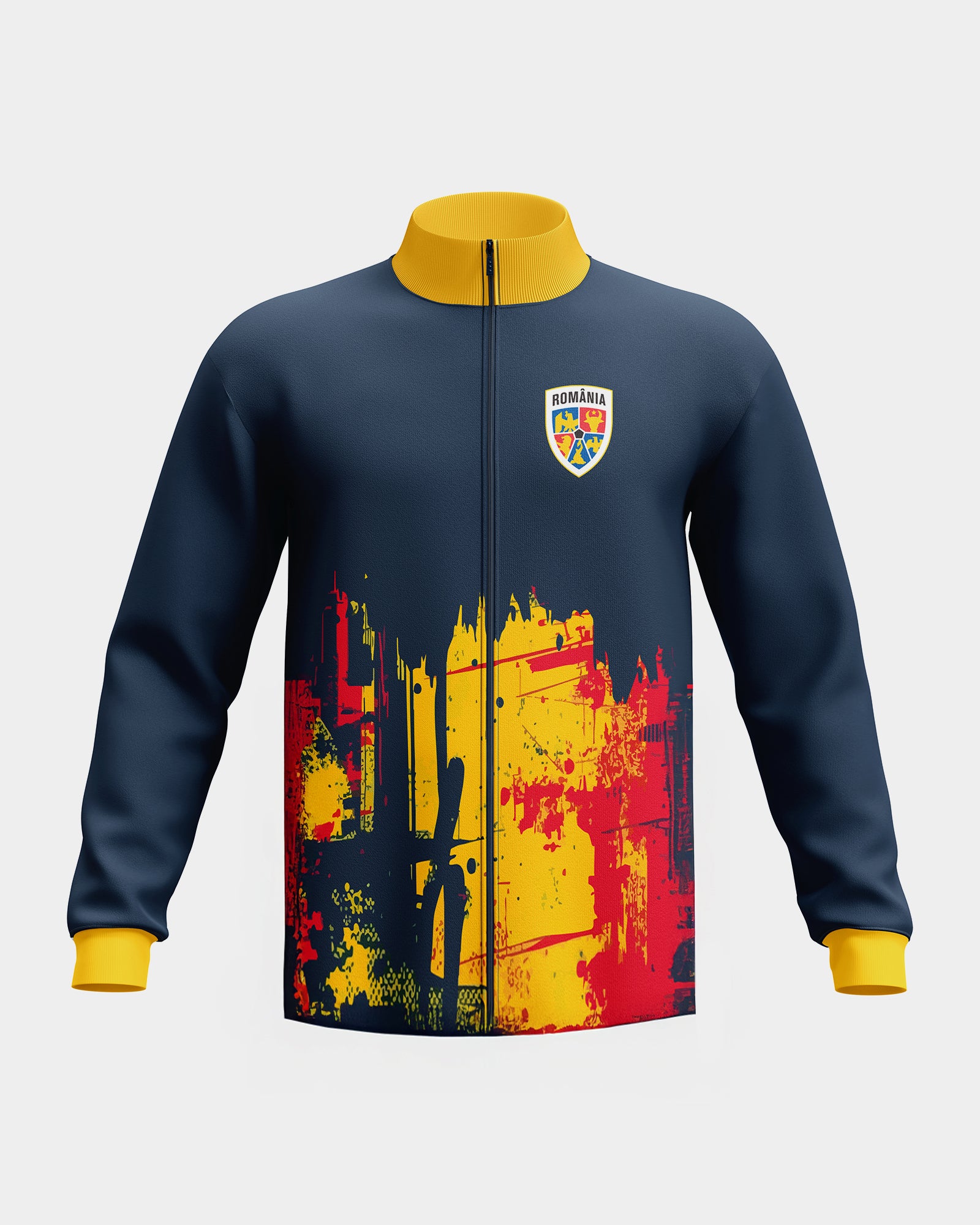Bluza Trening cu Fermoar Tricolor Urban Copii Romania