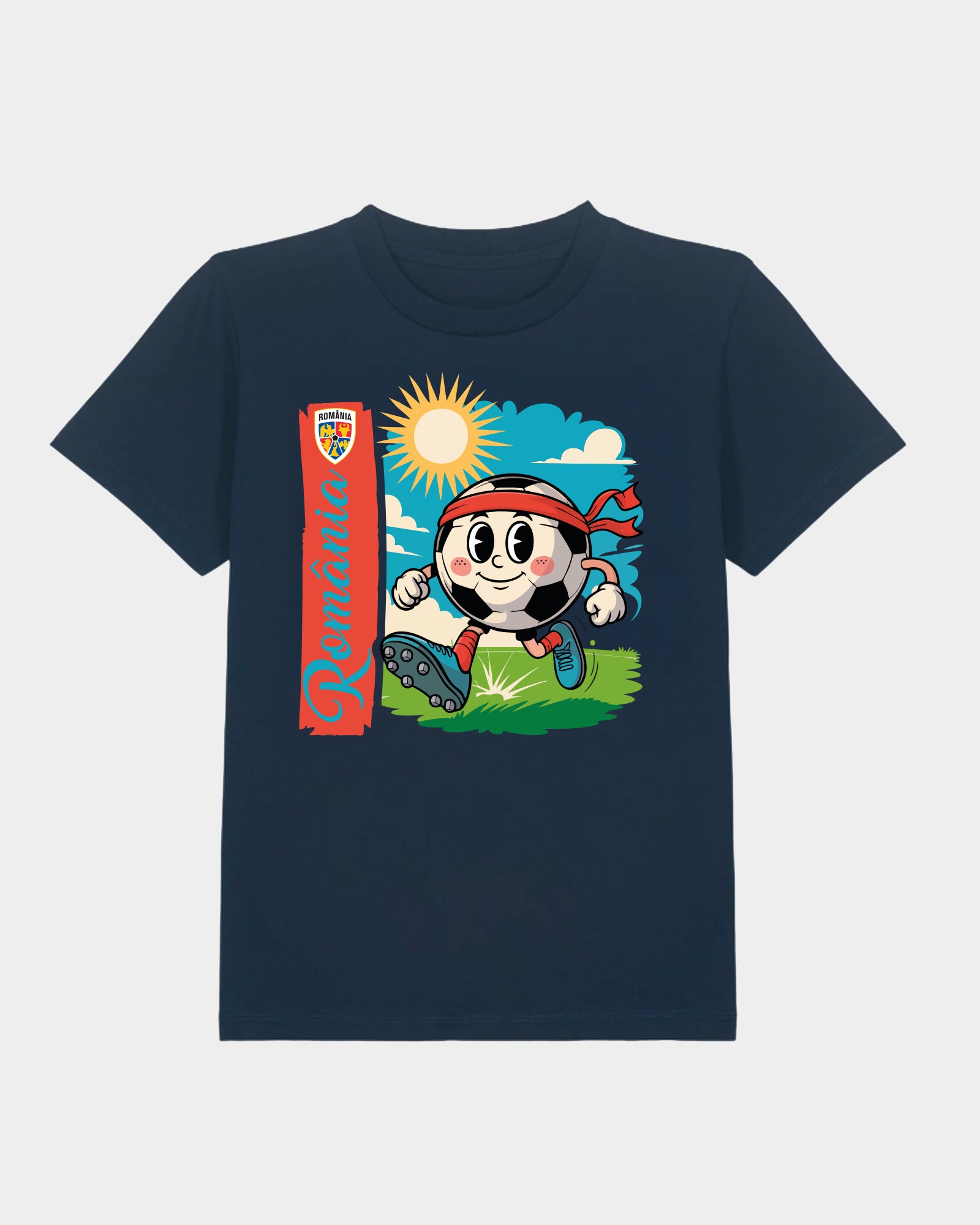 Tricou Minge Grafica Copii Romania Navy