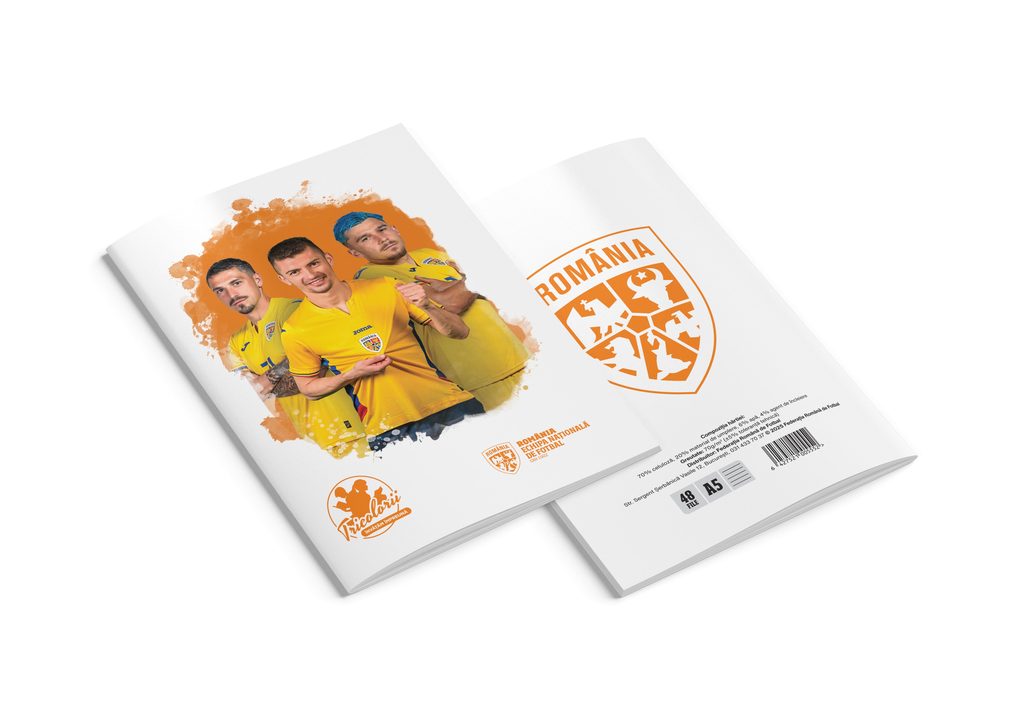 Set Caiete A5 Romana Tricolorii Romania