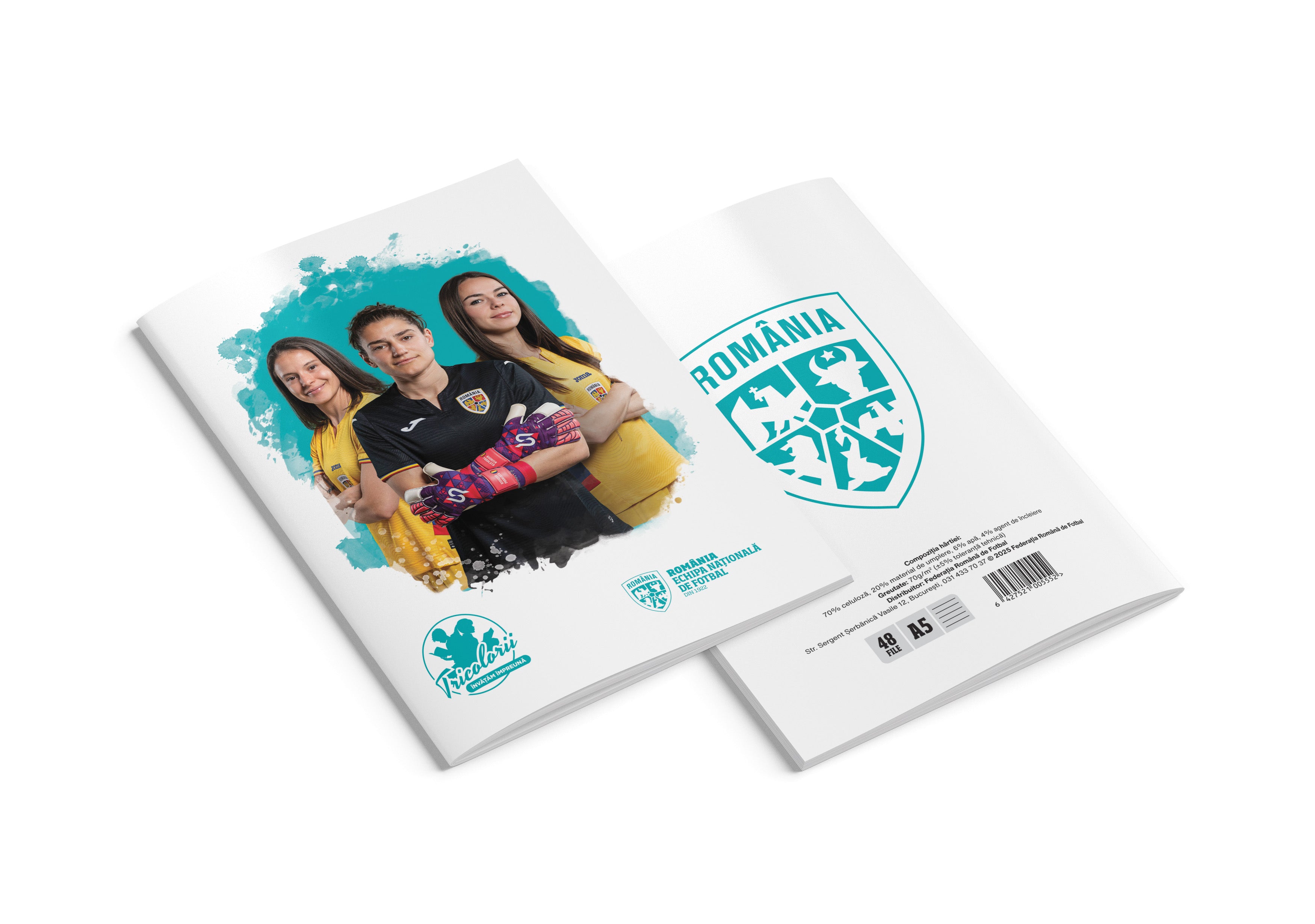 Set Caiete A5 Romana Tricolorii Romania