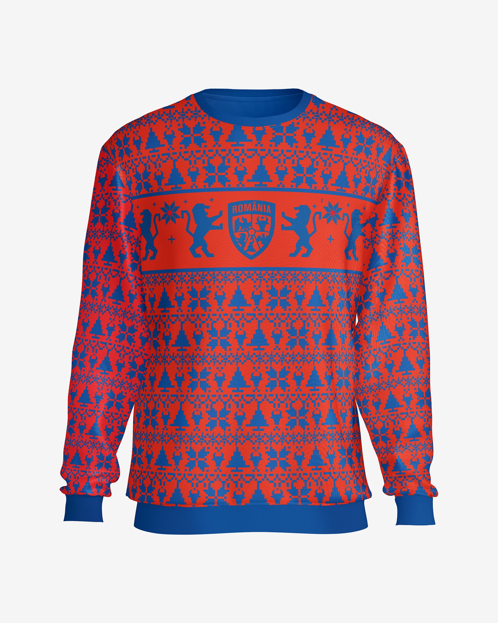 Bluza Motiv Adulti Romania Rosu