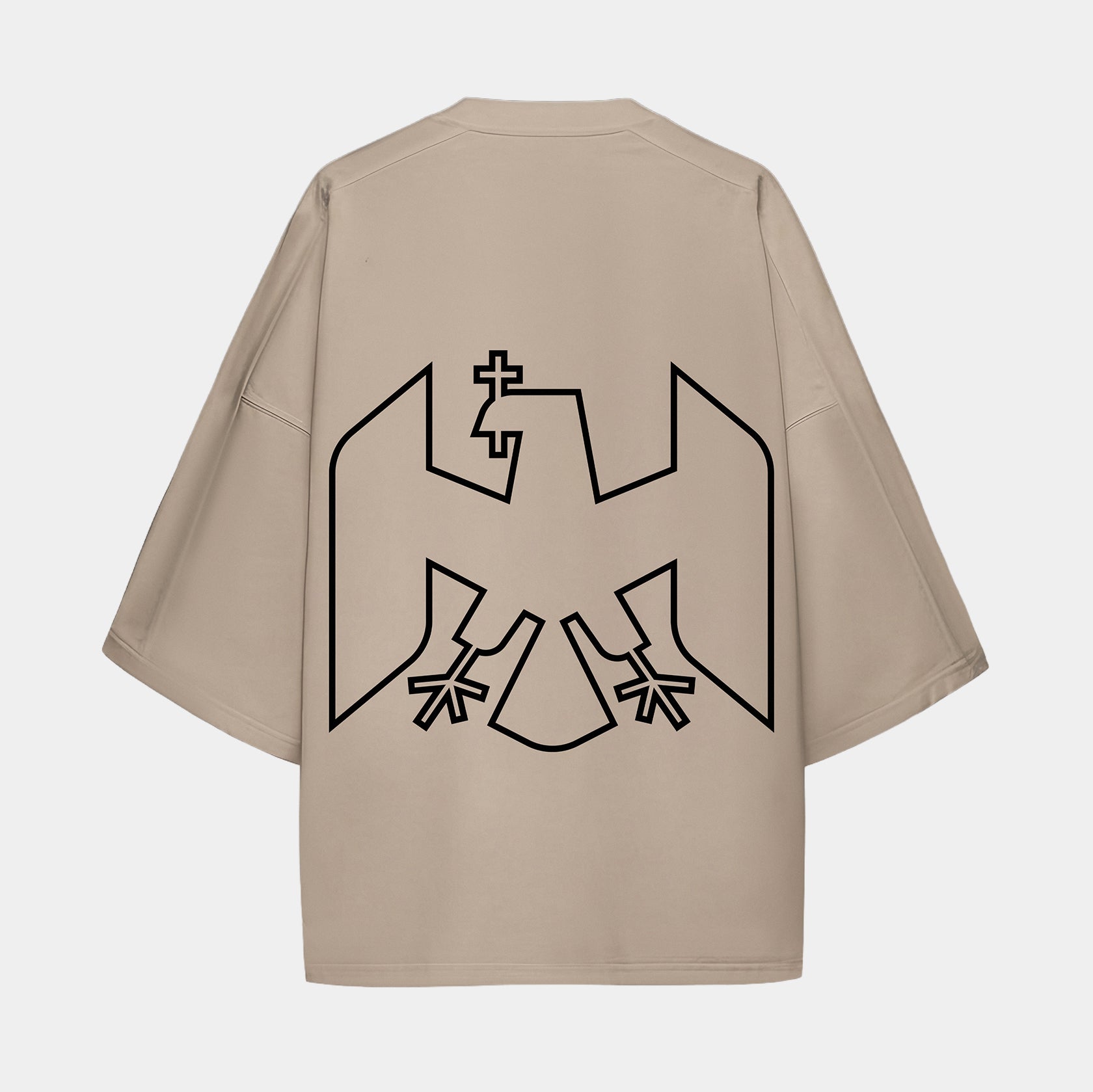 Tricou Adulti MBS x Romania Emblema Bej