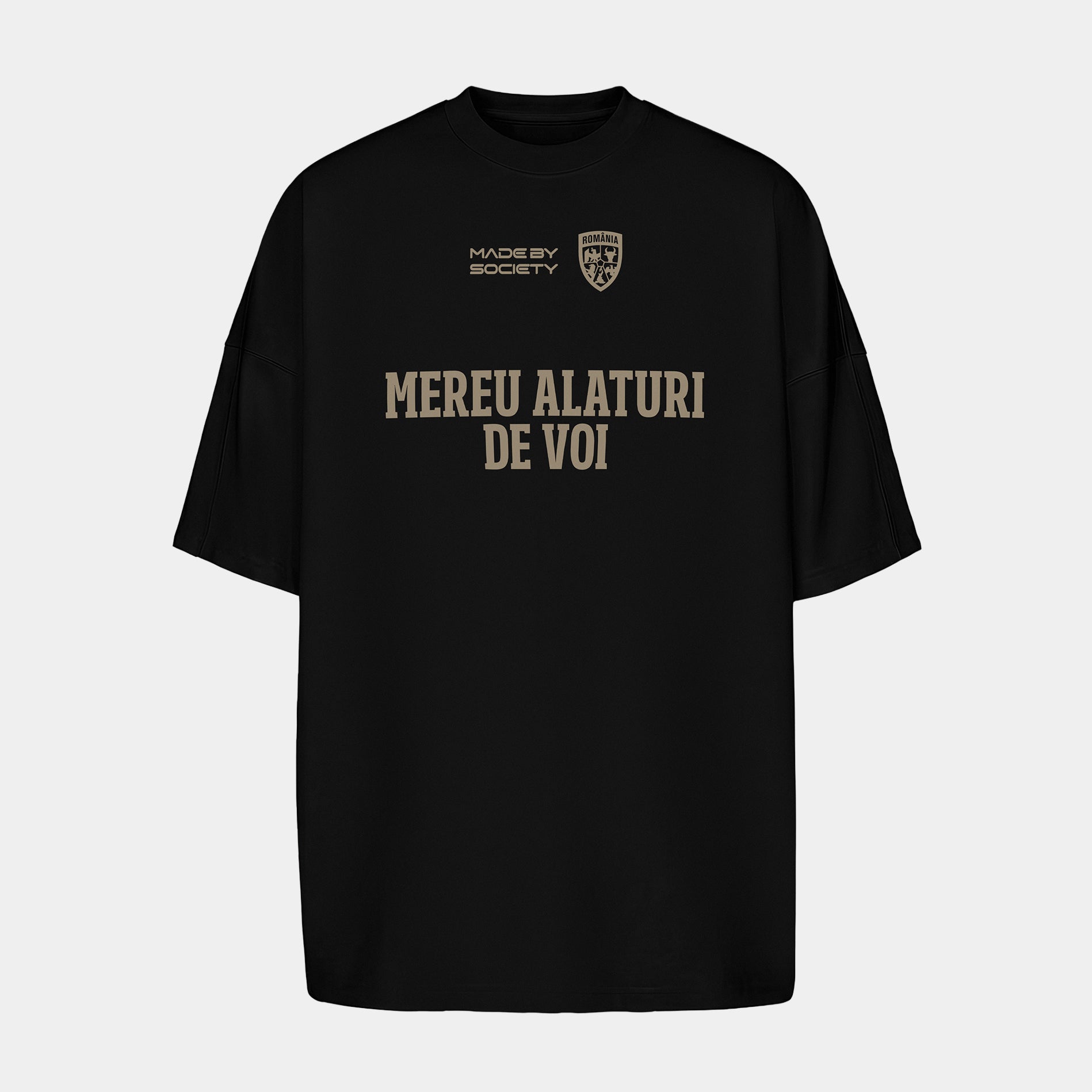 Tricou Adulti MBS x Romania Vocea Negru