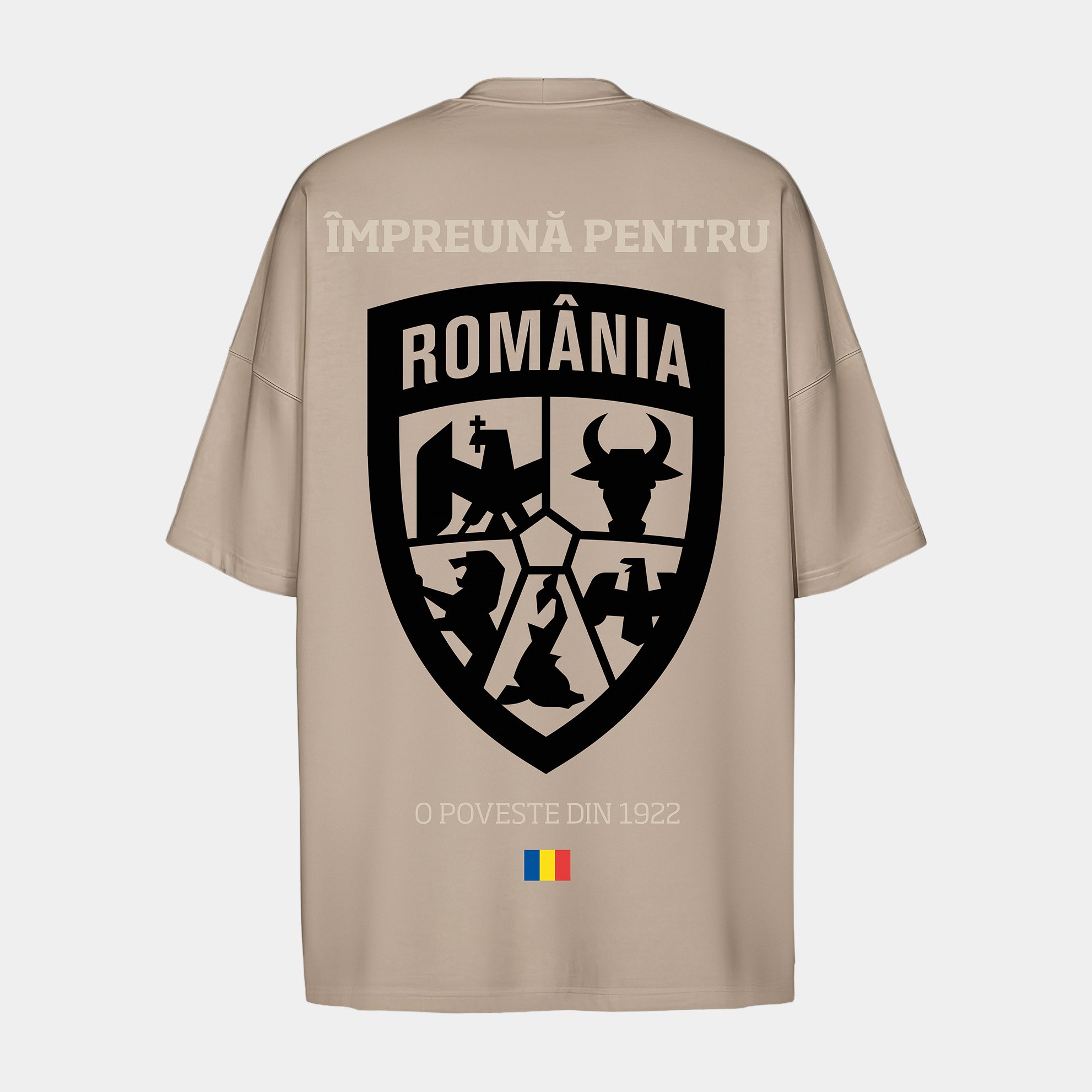 Tricou Adulti MBS x Romania Poveste Din 1922 Bej