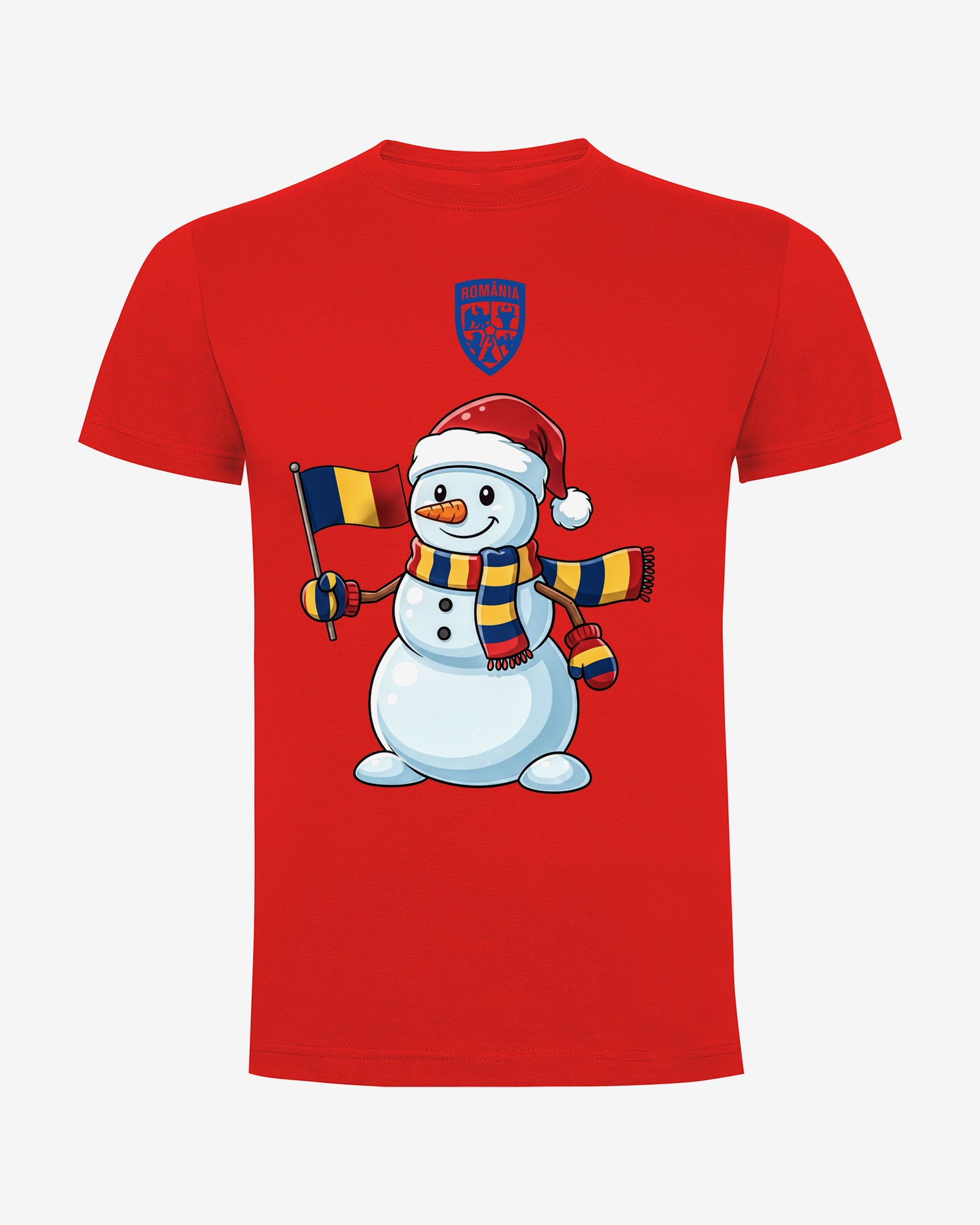 Tricou Om de Zapada Adulti Romania Rosu