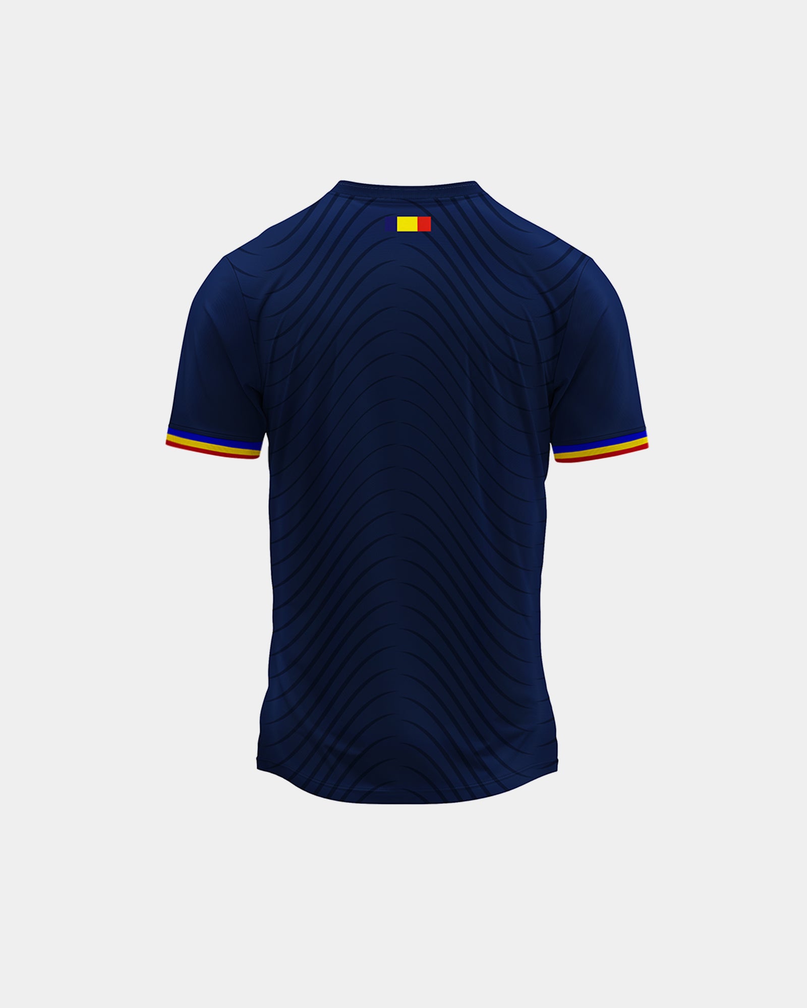 Tricou Fotbal Autentic Adulti Romania Navy