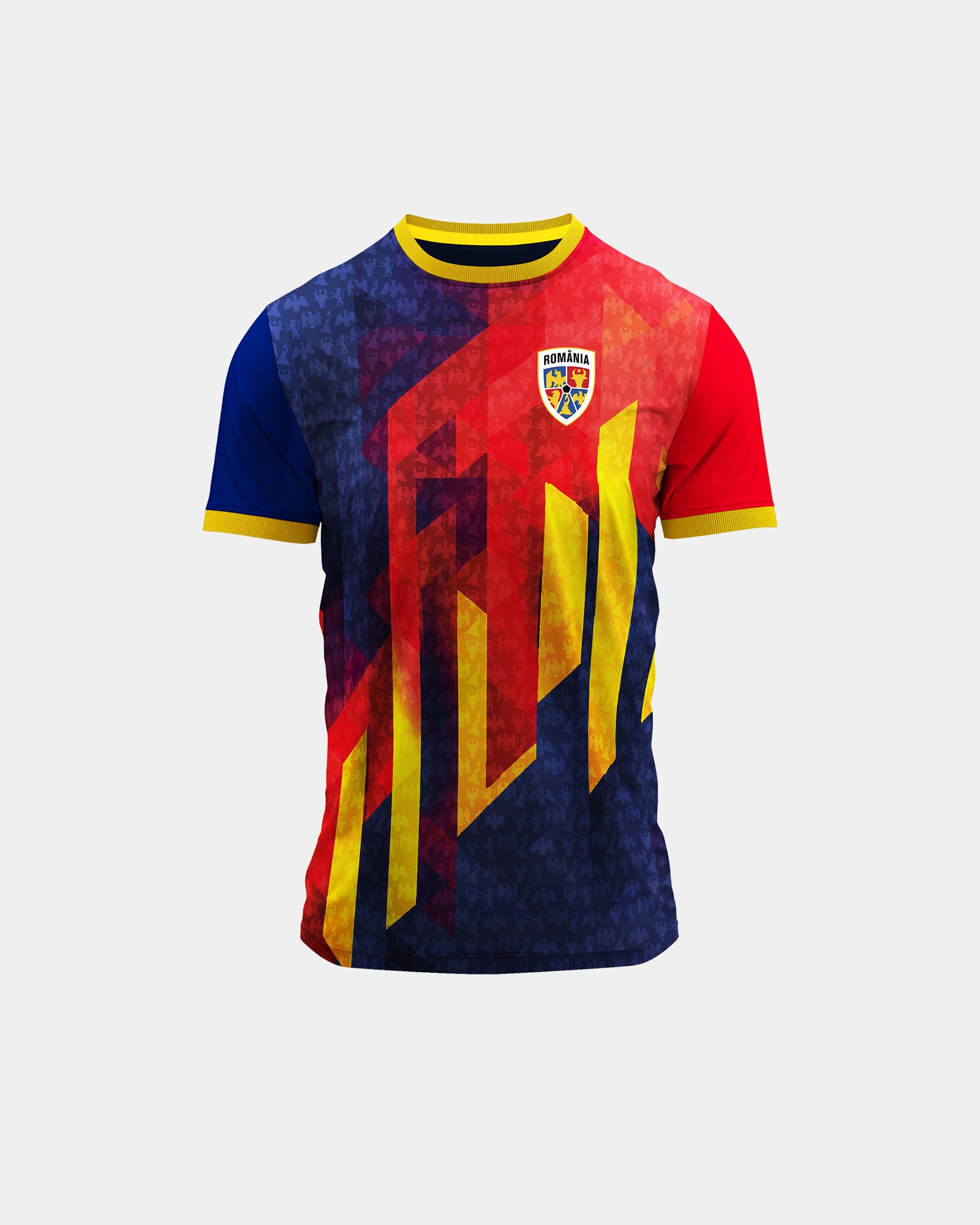 Tricou Fotbal Impact Adulti Romania Albastru