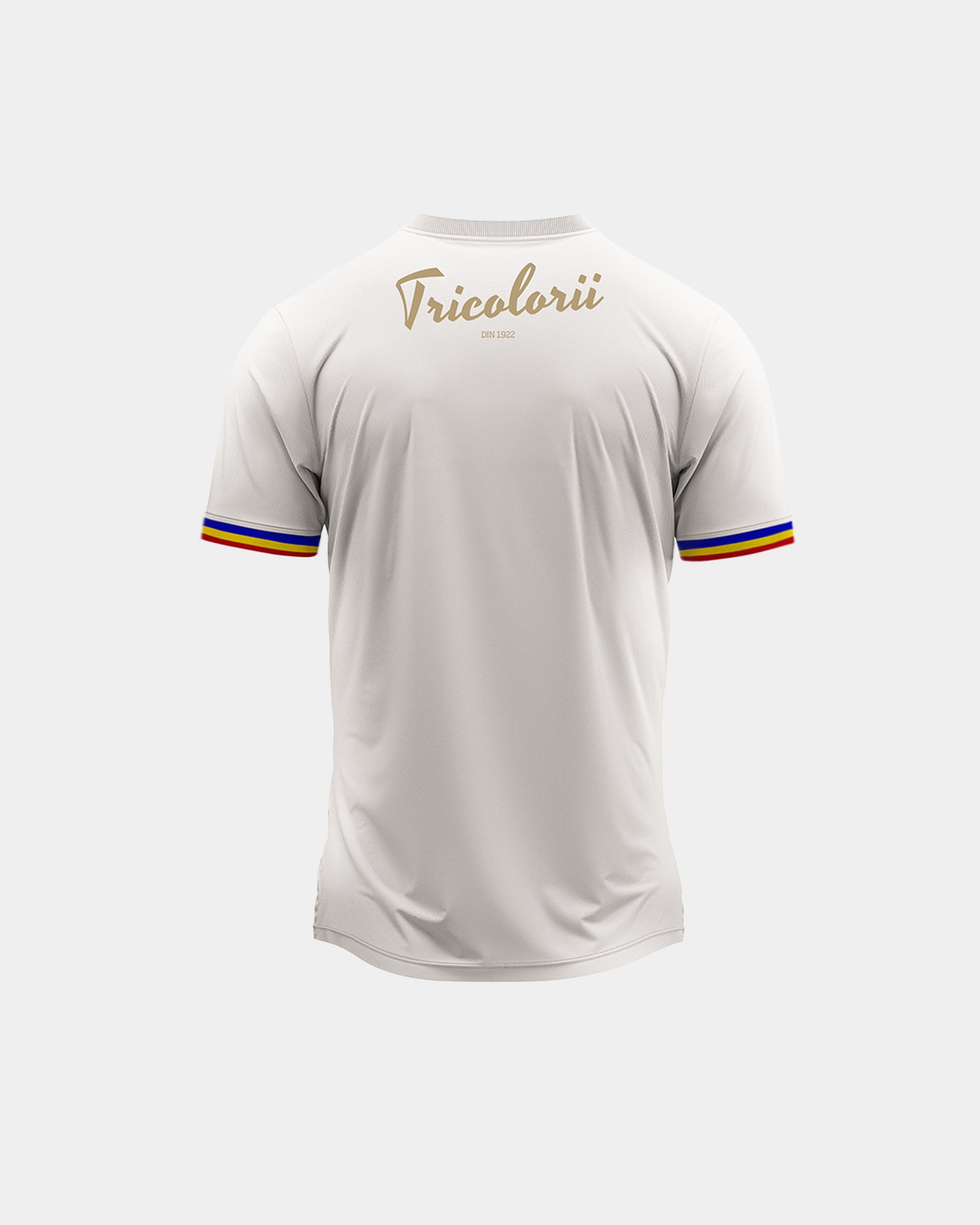 Tricou Fotbal Original Adulti Romania Alb
