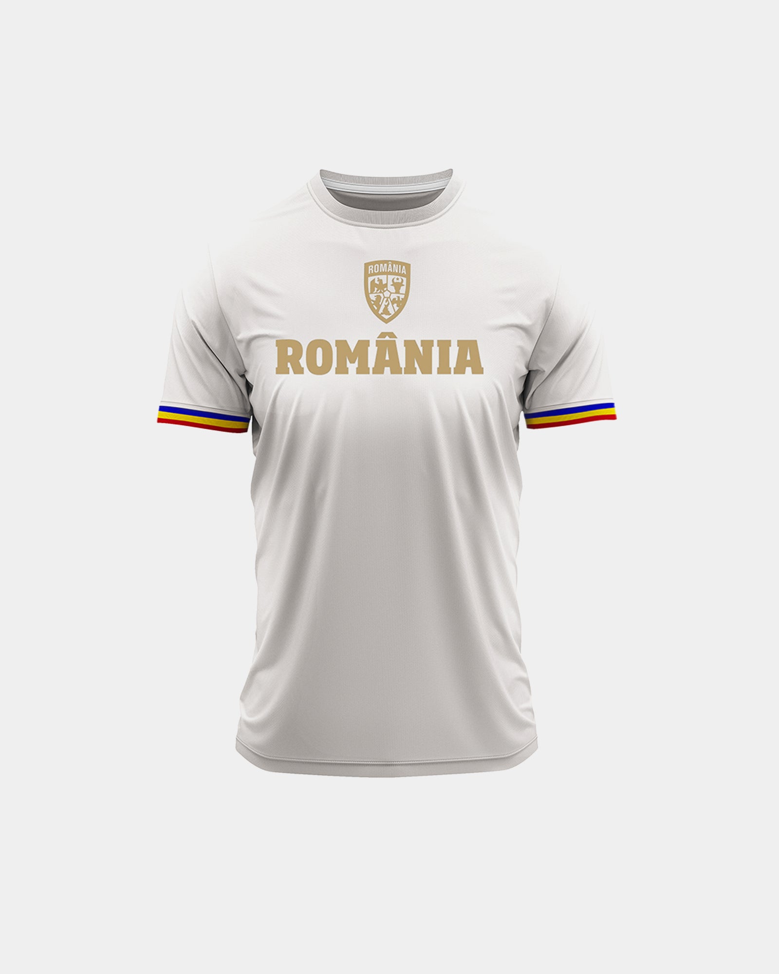 Tricou Fotbal Original Adulti Romania Alb