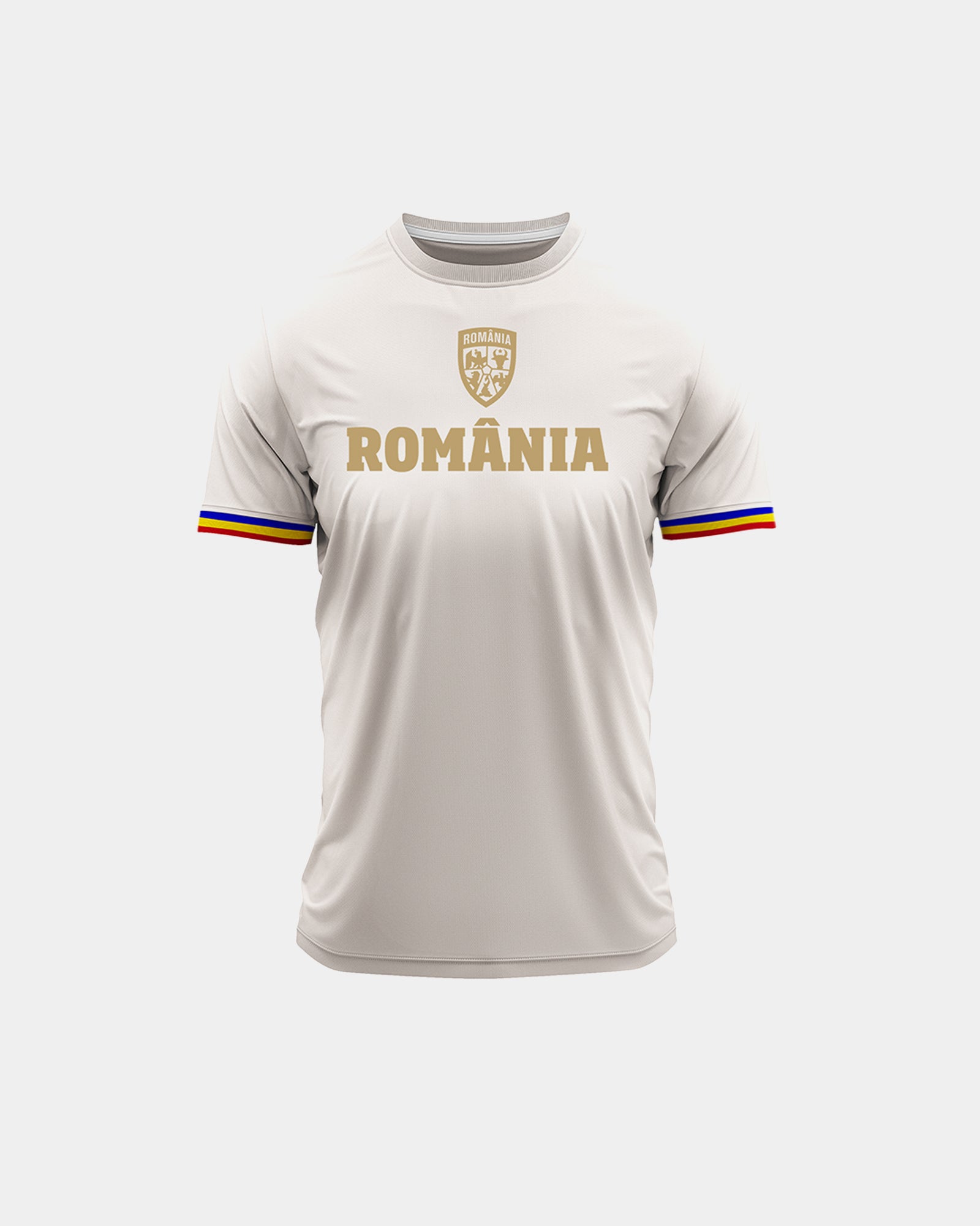 Tricou Fotbal Original Adulti Romania Alb