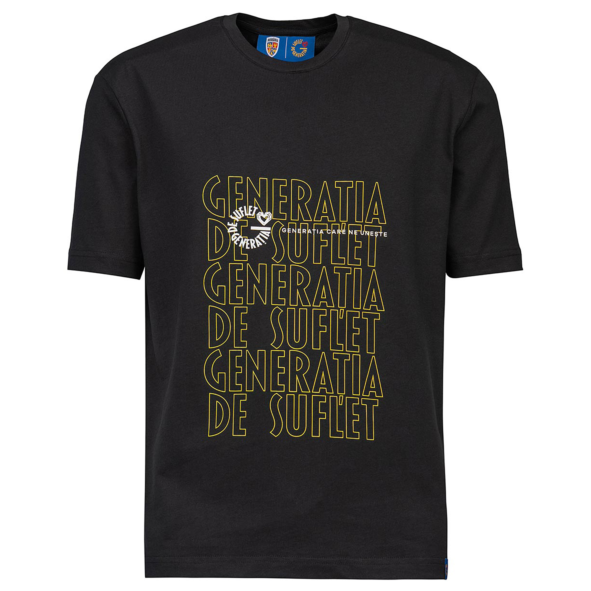 Tricou Adulti Bigotti Romania Negru