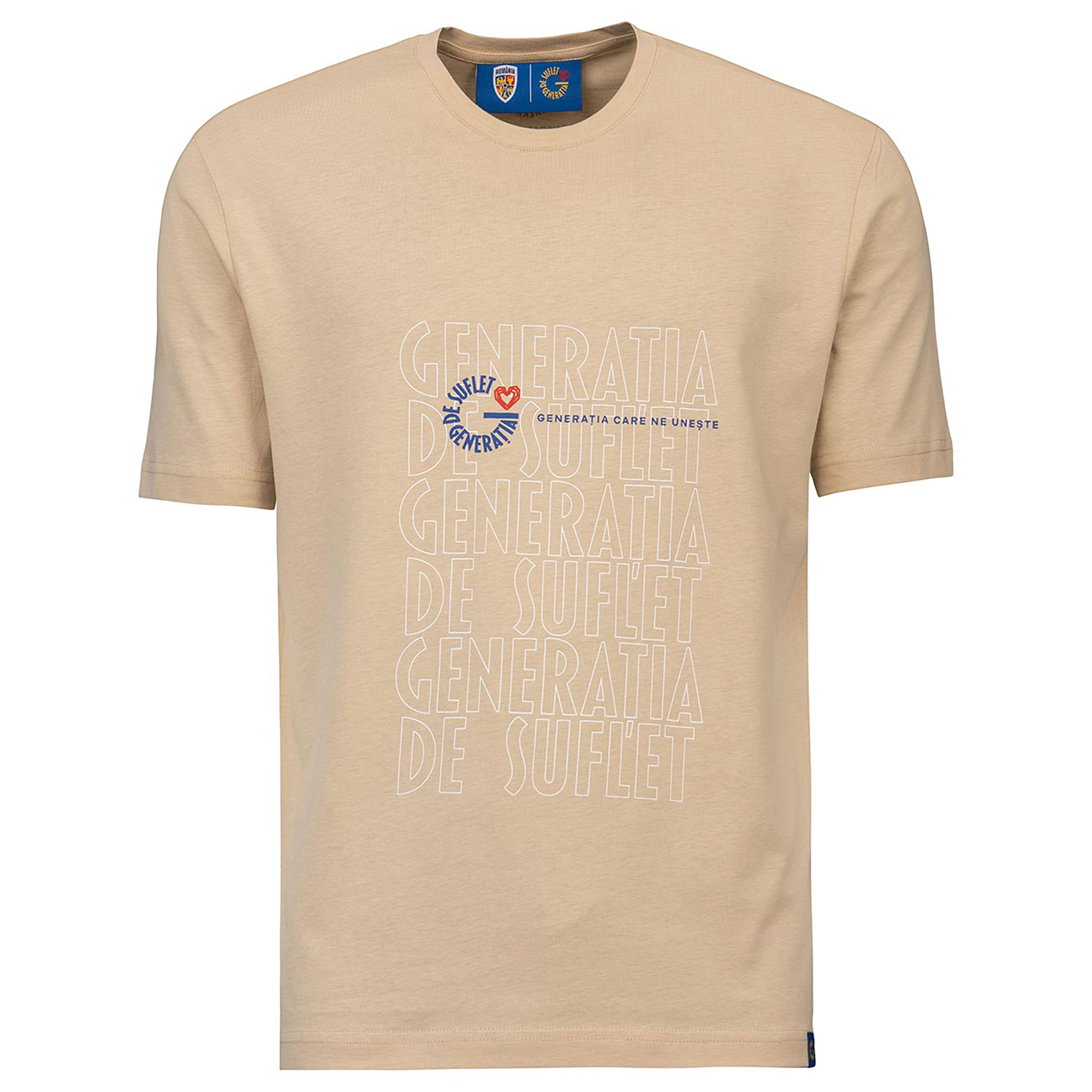 Tricou Adulti Bigotti Romania Beige