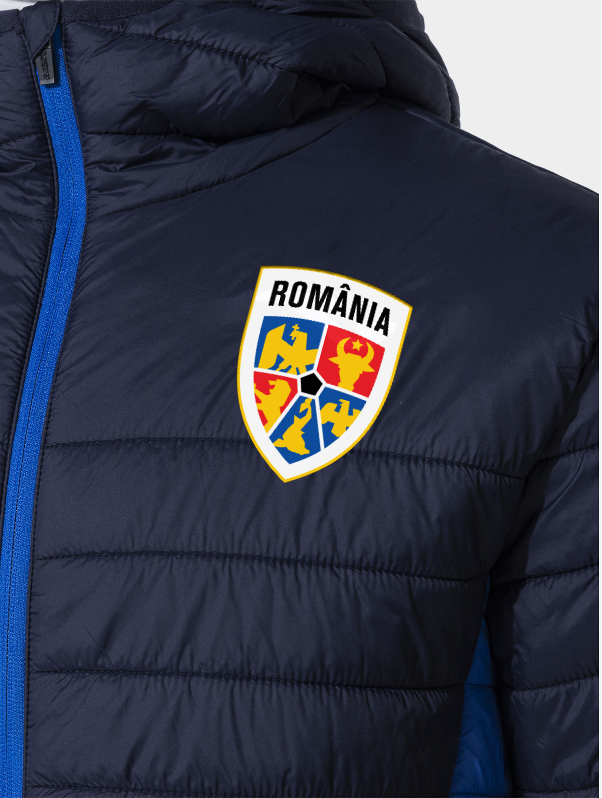 Jacheta Bomber Adulti Romania Bleumarin/Albastru