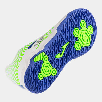 Ghete Fotbal Evolution Copii Romania Alb/Verde