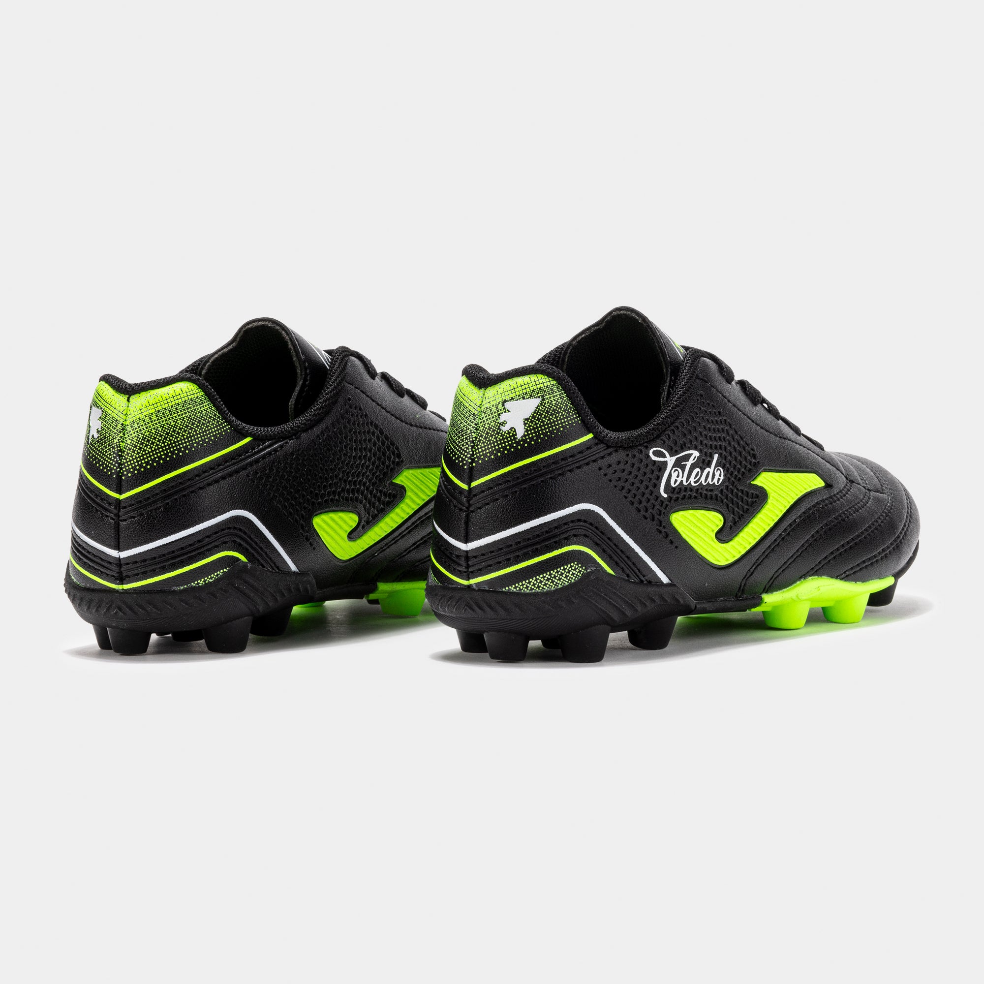 Ghete Fotbal Toledo Copii Romania Negru/Verde Neon