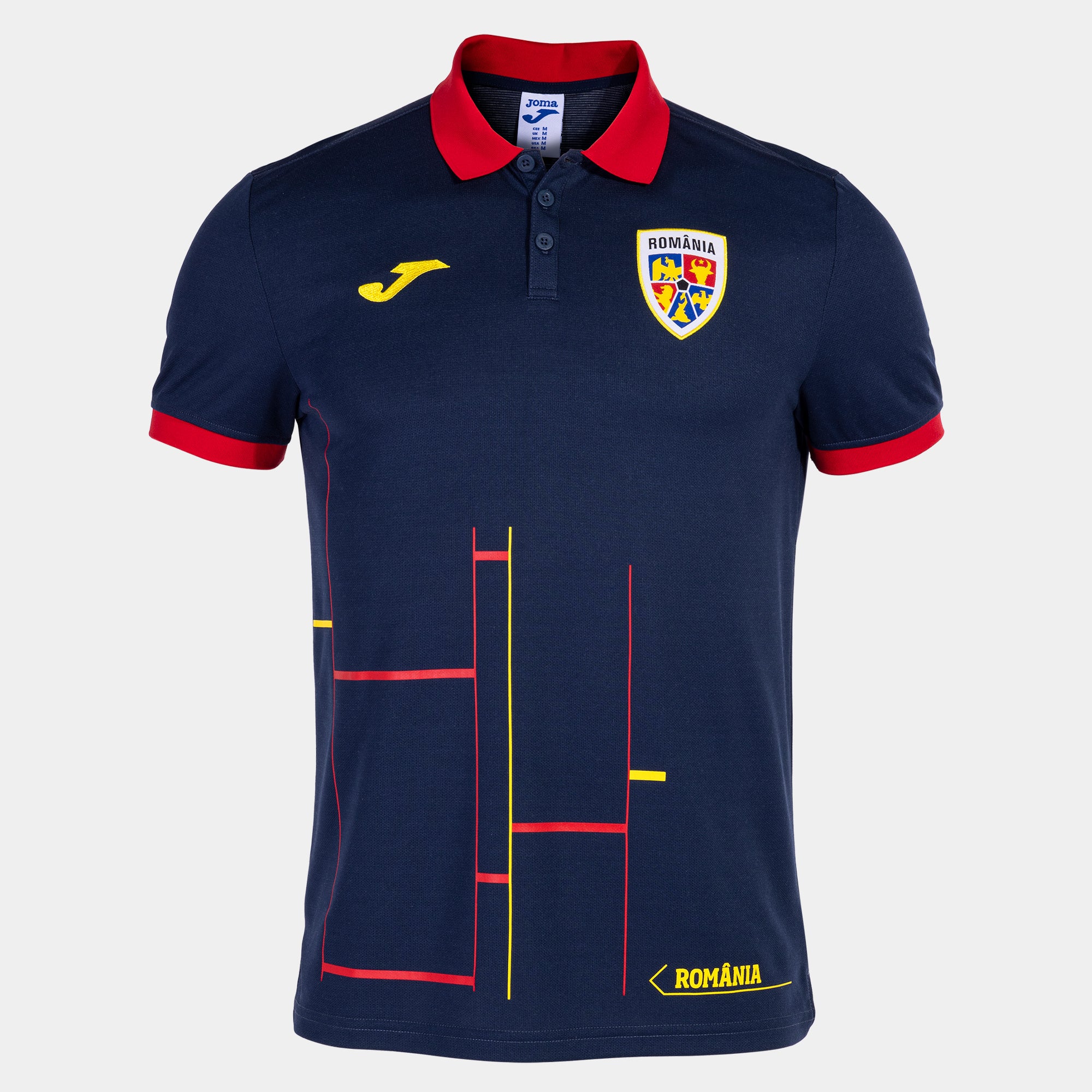 Tricou Oficial De Prezentare Copii Romania 23/24 Navy