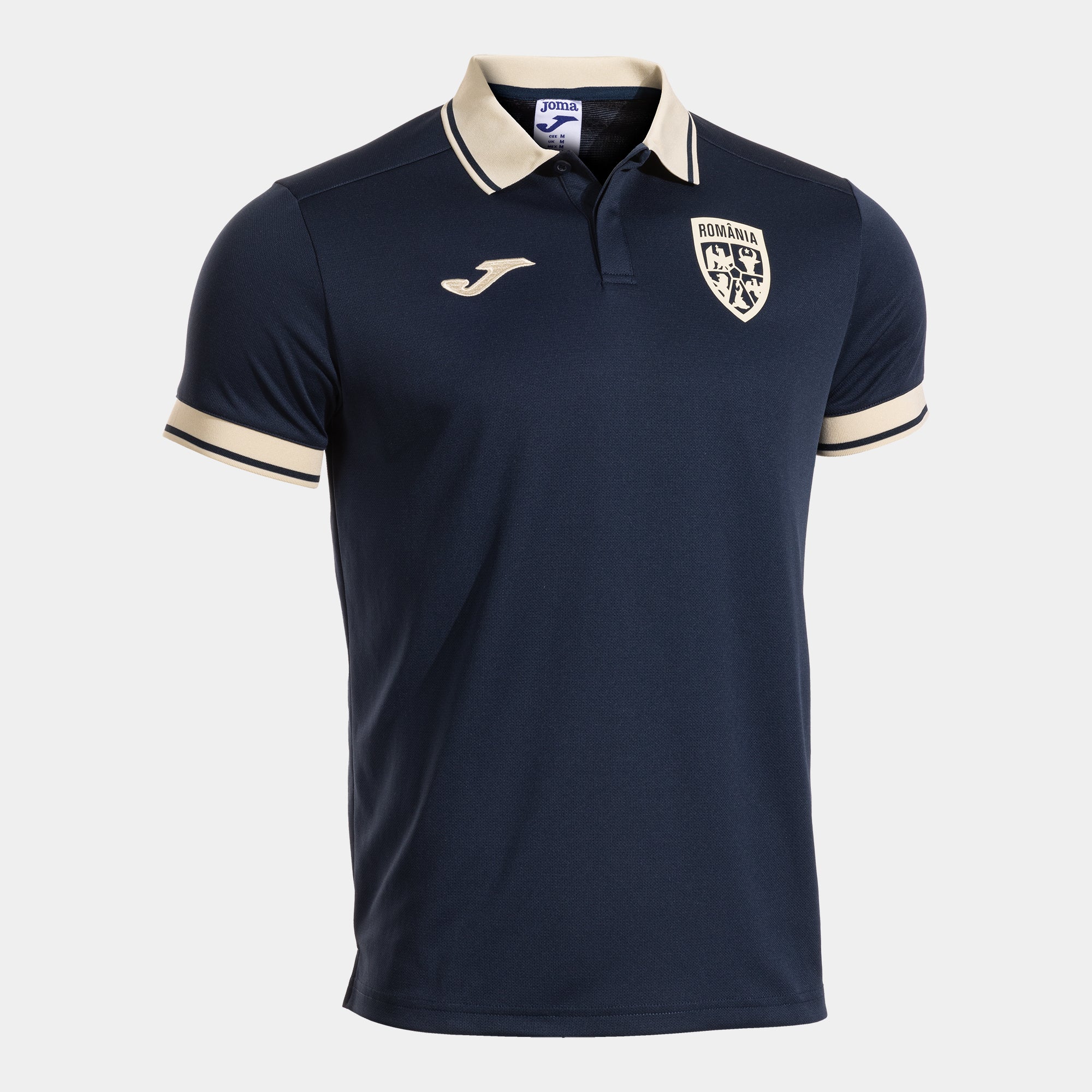 Tricou Oficial De Prezentare Polo Adulti Romania 25/26 Navy