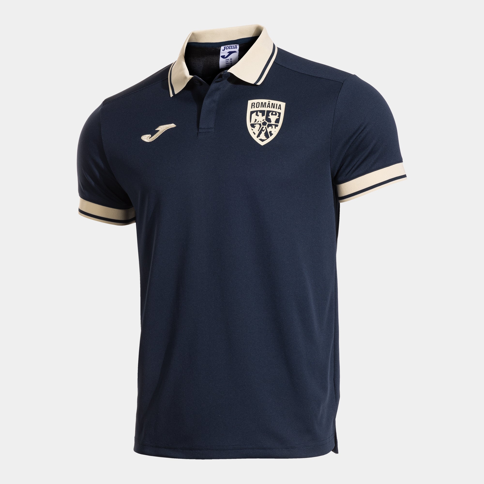 Tricou Oficial De Prezentare Polo Adulti Romania 25/26 Navy