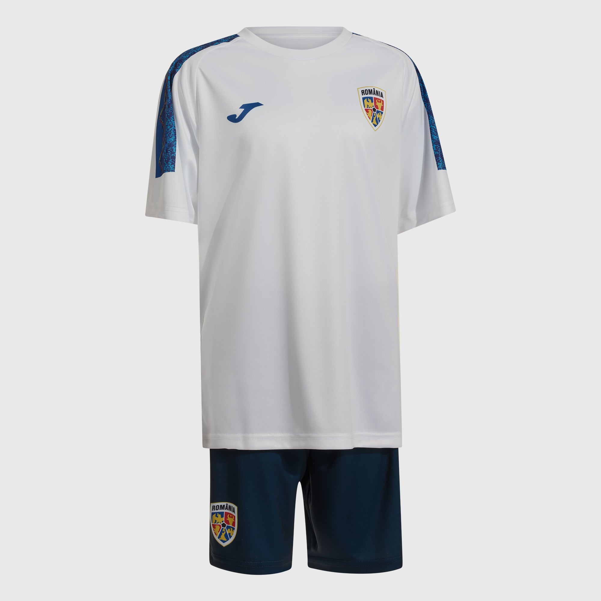 Set Oficial De Antrenament Copii Romania 25/26 Alb/Navy