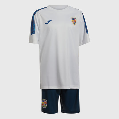 Set Oficial De Antrenament Copii Romania 25/26 Alb/Navy