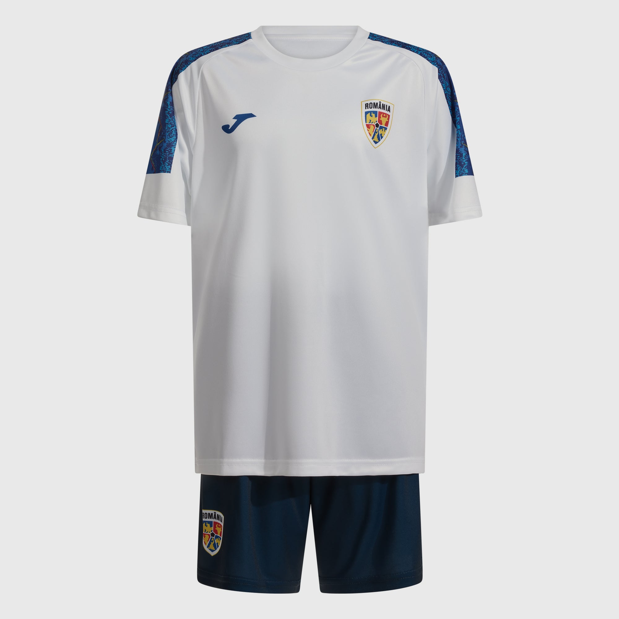 Set Oficial De Antrenament Copii Romania 25/26 Alb/Navy