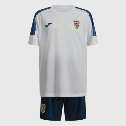 Set Oficial De Antrenament Copii Romania 25/26 Alb/Navy