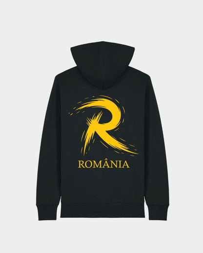 Hanorac cu Fermoar Urban Adulti Romania Negru