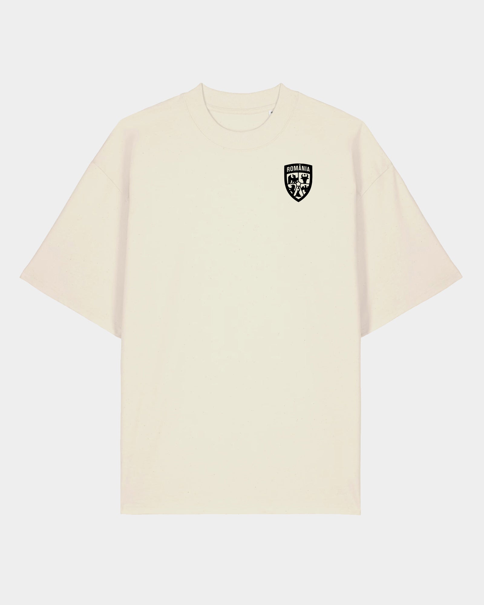 Tricou Oversized Urs Clasic Adulti Romania Natural Raw