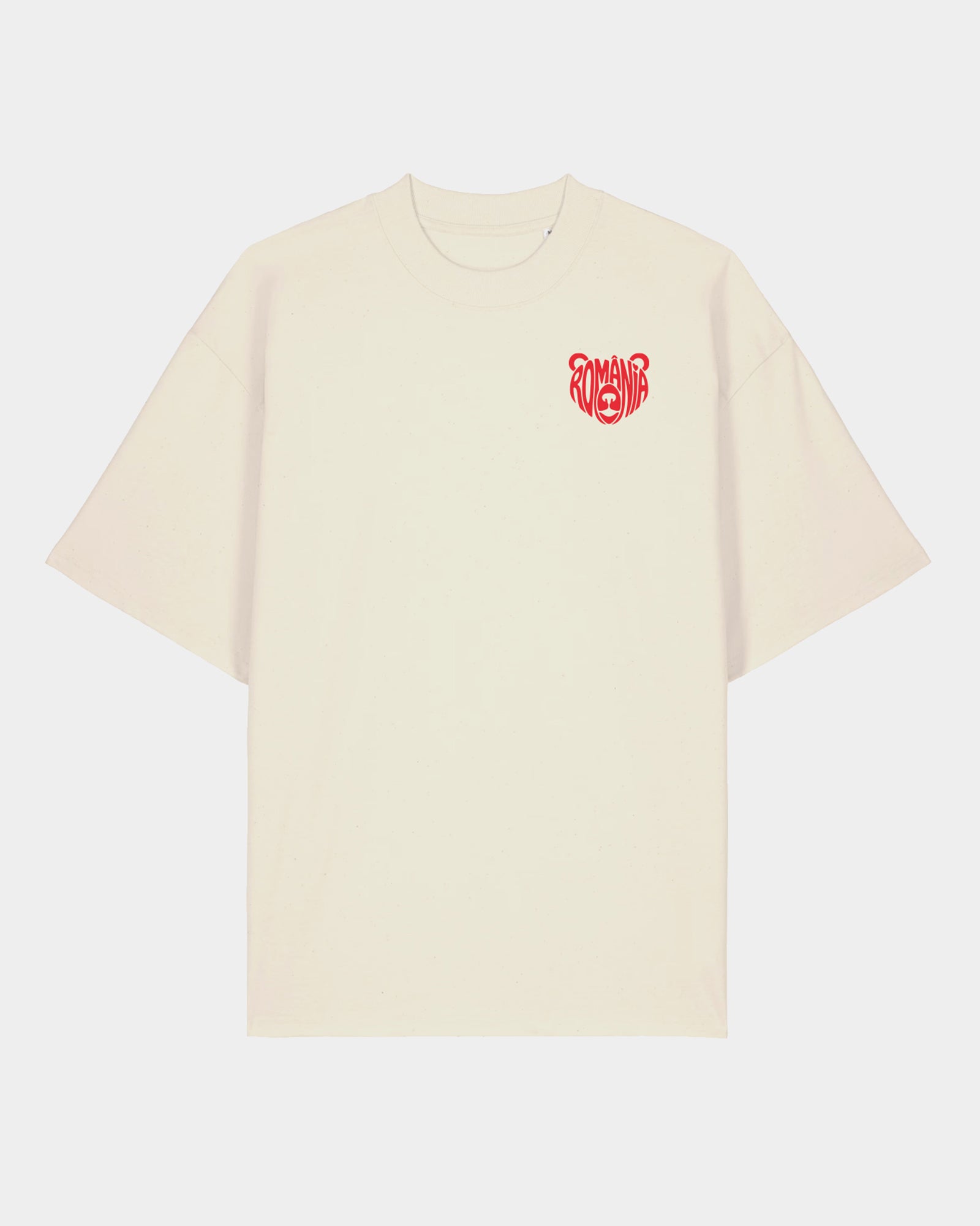 Tricou Oversized Roar Adulti Romania Natural Raw