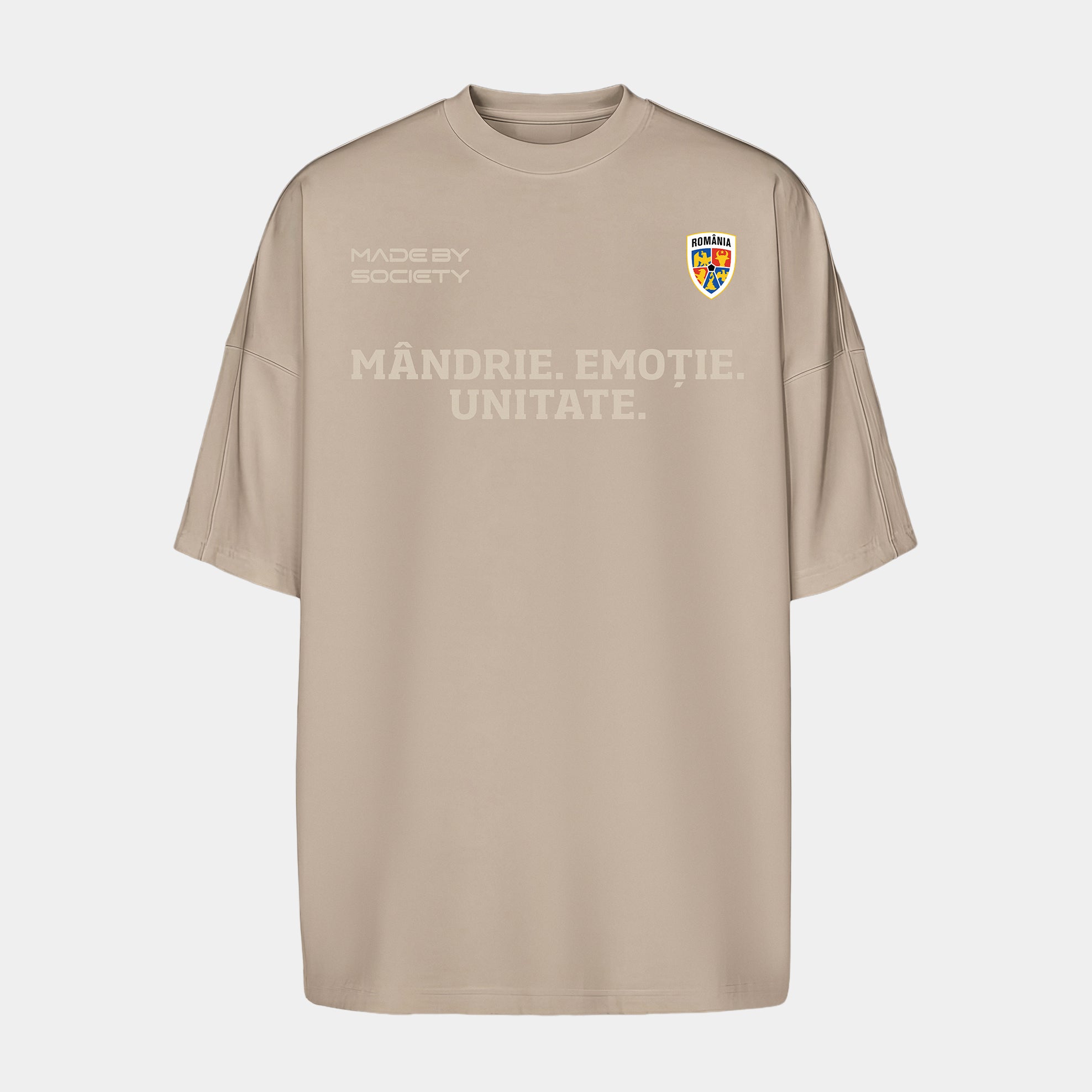 Tricou Adulti MBS x Romania Poveste Din 1922 Bej