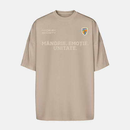 Tricou Adulti MBS x Romania Poveste Din 1922 Bej
