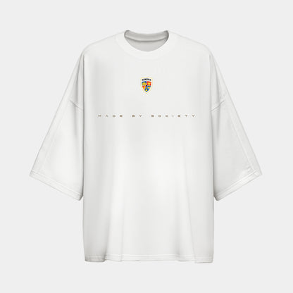 Tricou Adulti MBS x Romania Emblema Alb