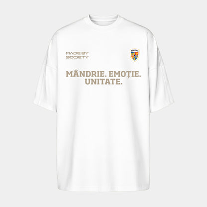 Tricou Adulti MBS x Romania Poveste Din 1922 Alb