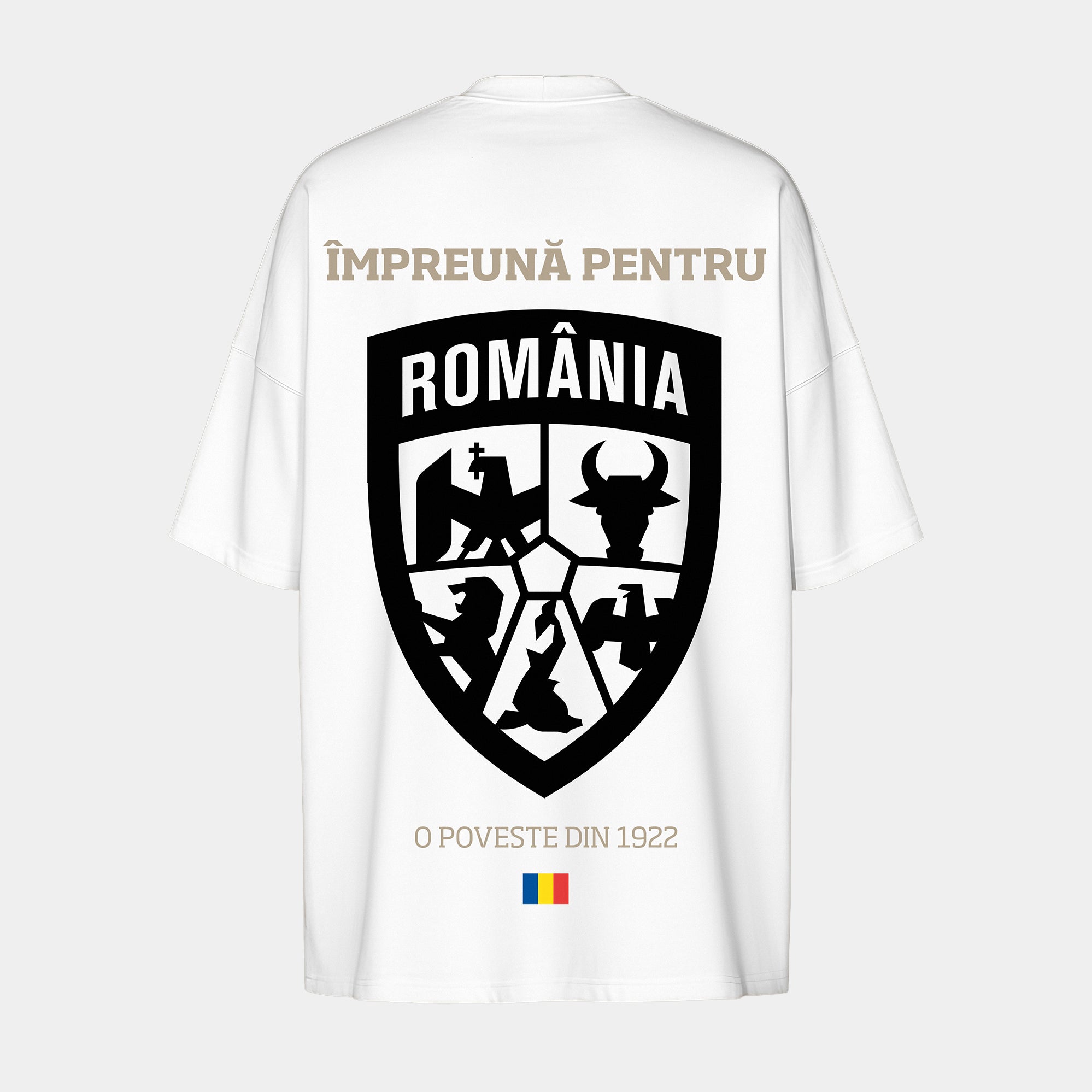 Tricou Adulti MBS x Romania Poveste Din 1922 Alb