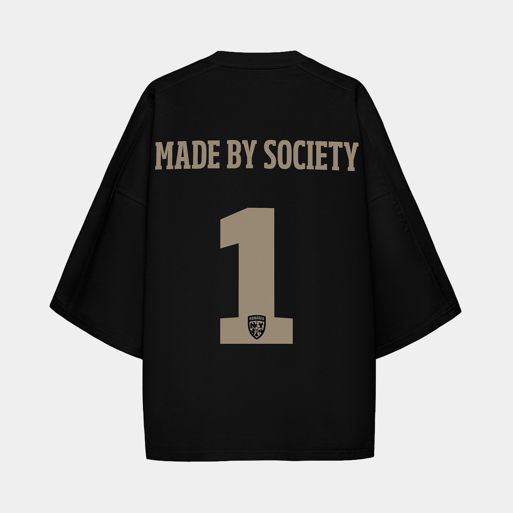 Tricou Adulti MBS x Romania No. 1 Negru