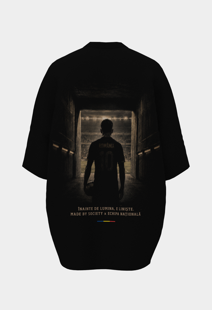 Tricou Adulti MBS x Romania Inainte de Arena Negru