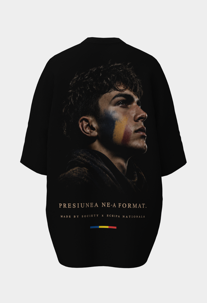 Tricou Adulti MBS x Romania Presiunea Negru