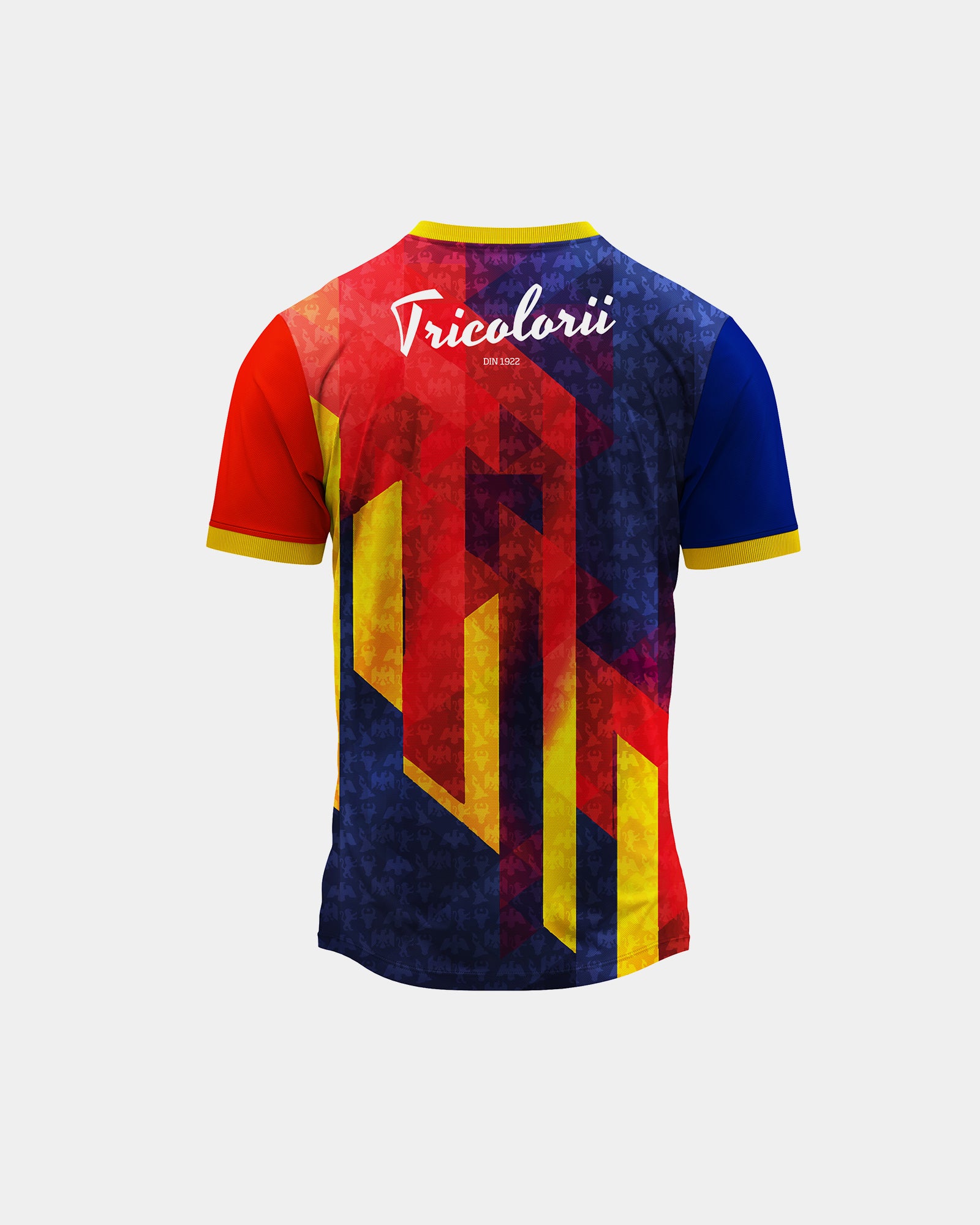 Tricou Fotbal Impact Adulti Romania Albastru
