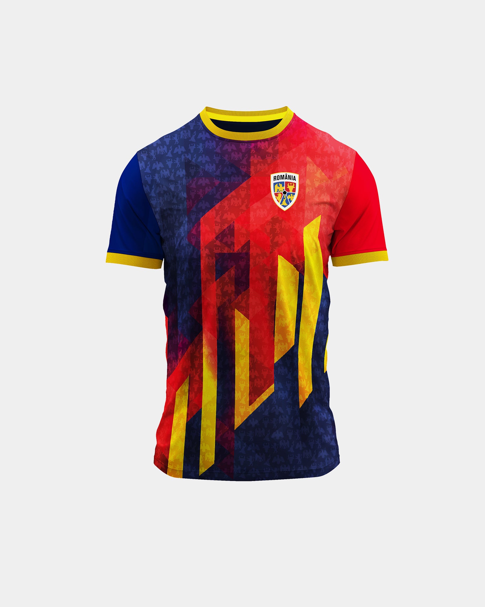 Tricou Fotbal Impact Adulti Romania Albastru