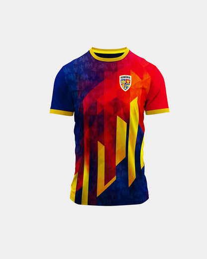 Tricou Fotbal Impact Adulti Romania Albastru