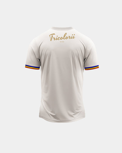 Tricou Fotbal Original Copii Romania Alb