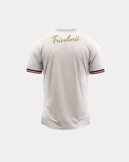 Tricou Fotbal Original Copii Romania Alb