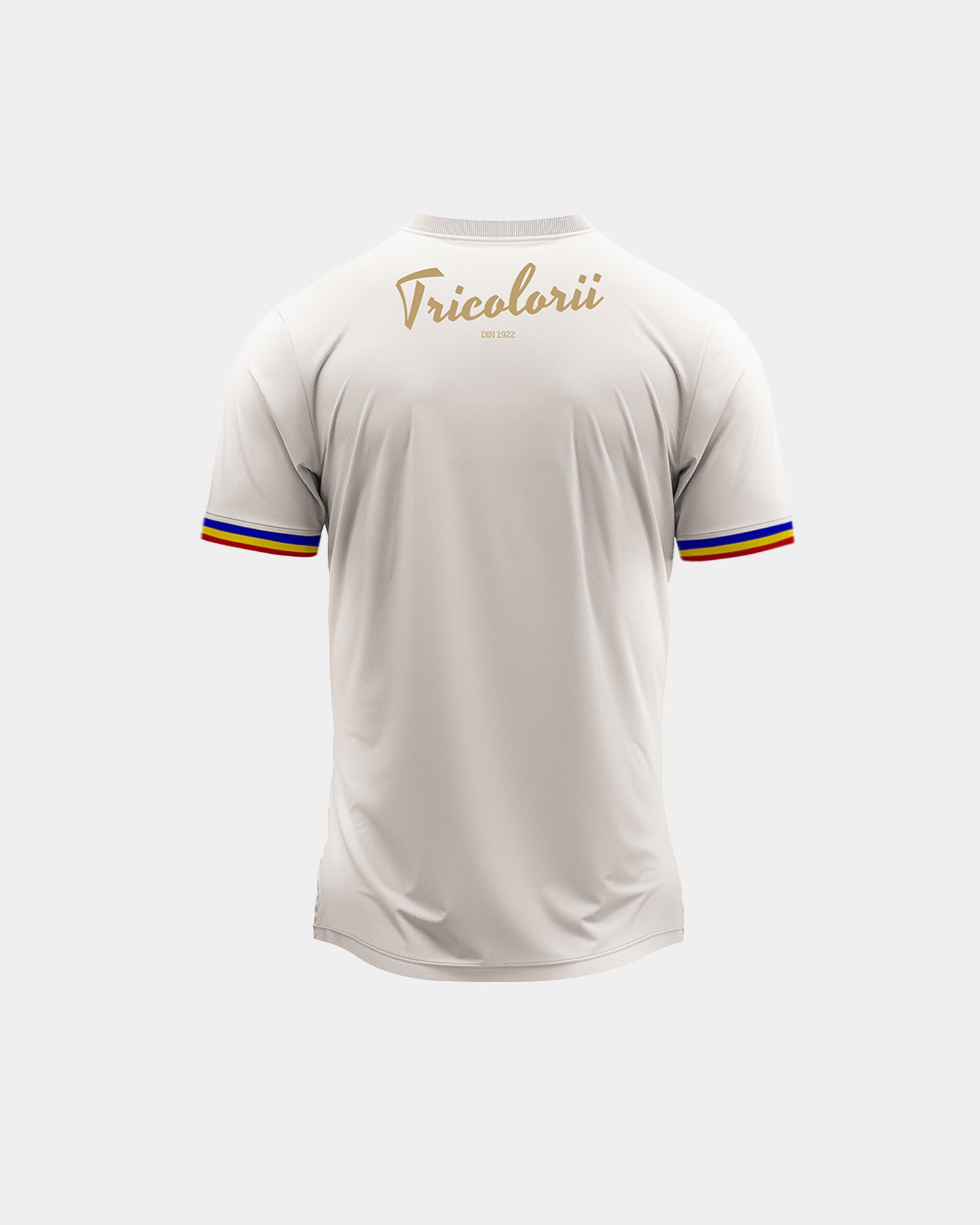 Tricou Fotbal Original Adulti Romania Alb