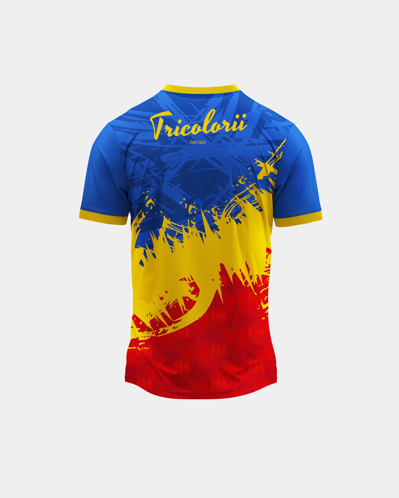 Tricou Fotbal Origini Adulti Romania Albastru