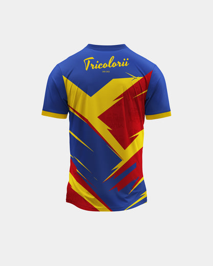 Tricou Fotbal Spirit Adulti Romania Albastru