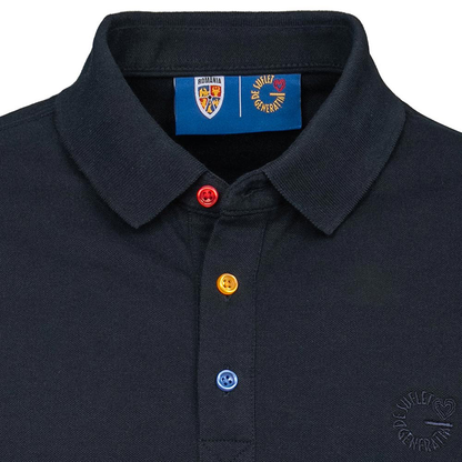 Tricou Polo Adulti Bigotti Romania Navy