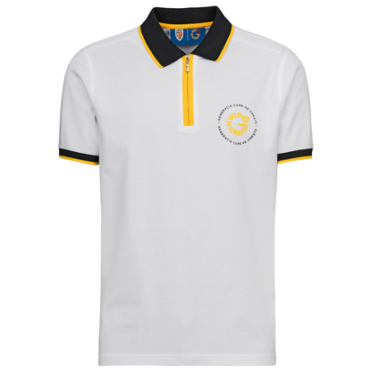 Tricou Polo Adulti Bigotti Romania Alb