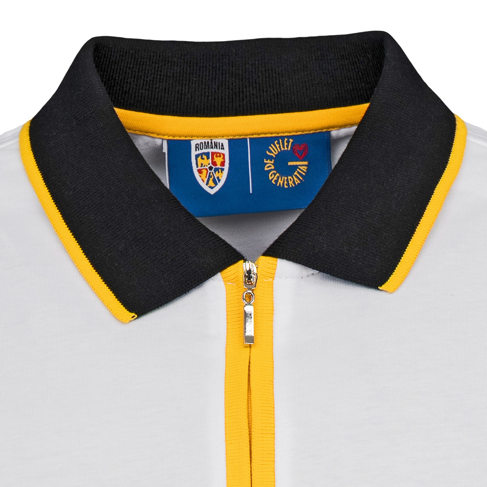 Tricou Polo Adulti Bigotti Romania Alb